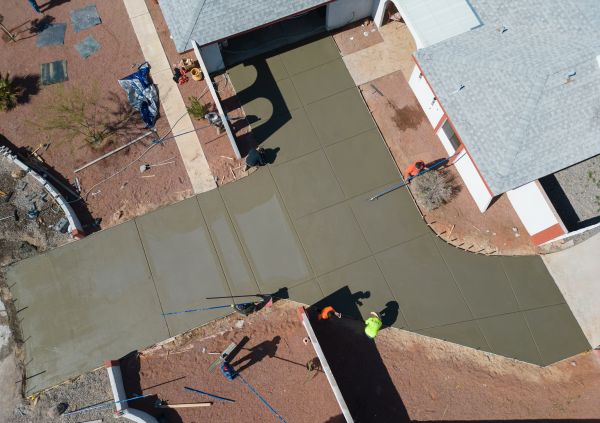 Concrete Driveway Finishing in Lebanon